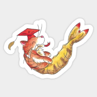 Tiger Prawn Grad Sticker